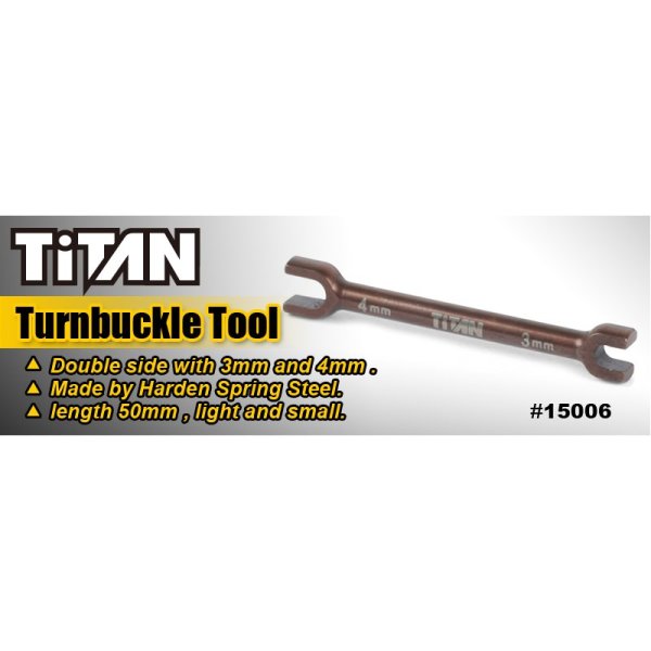Turnbuckle Tool 3mm /4mm