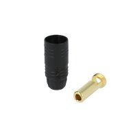 7 mm Goldsteckersystem AS150 - 150A - Stecker schwarz