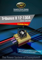 Scorpion TRIBUNUS II 12-130A (SBEC) Brushless Regler 2022 Edition